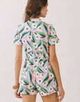 Sweet Like Spring Belted Romper