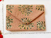 Sunburst Beaded Envelope Clutch