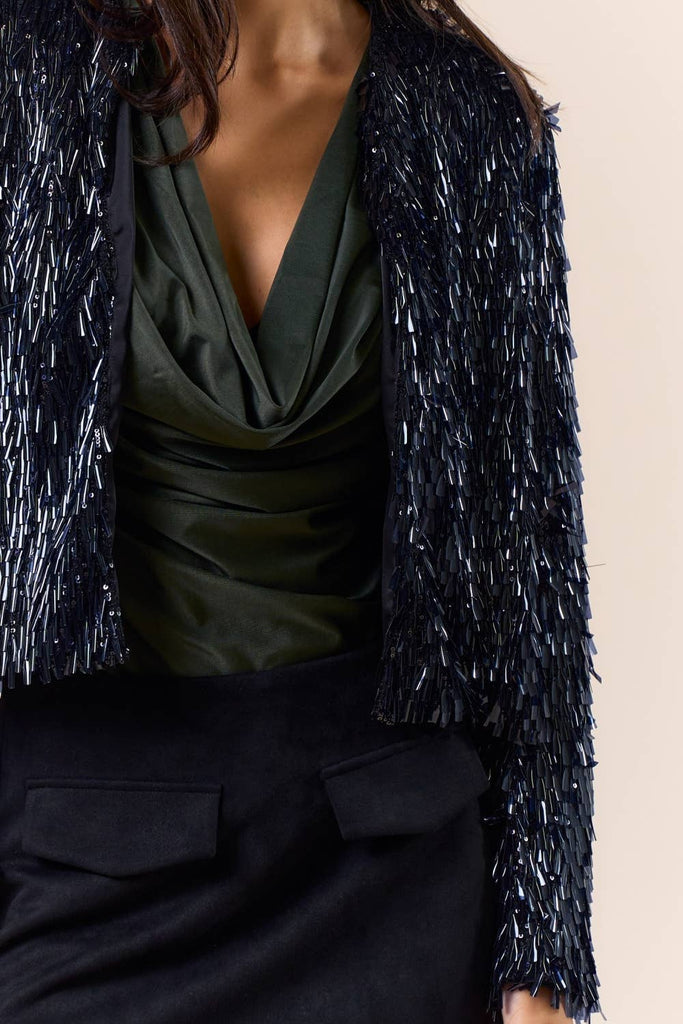 Fancy Flutter Sequin Jacket
