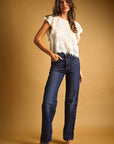 Fine Lady Lace Top