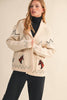 Horse Knit Sweater-Ivory