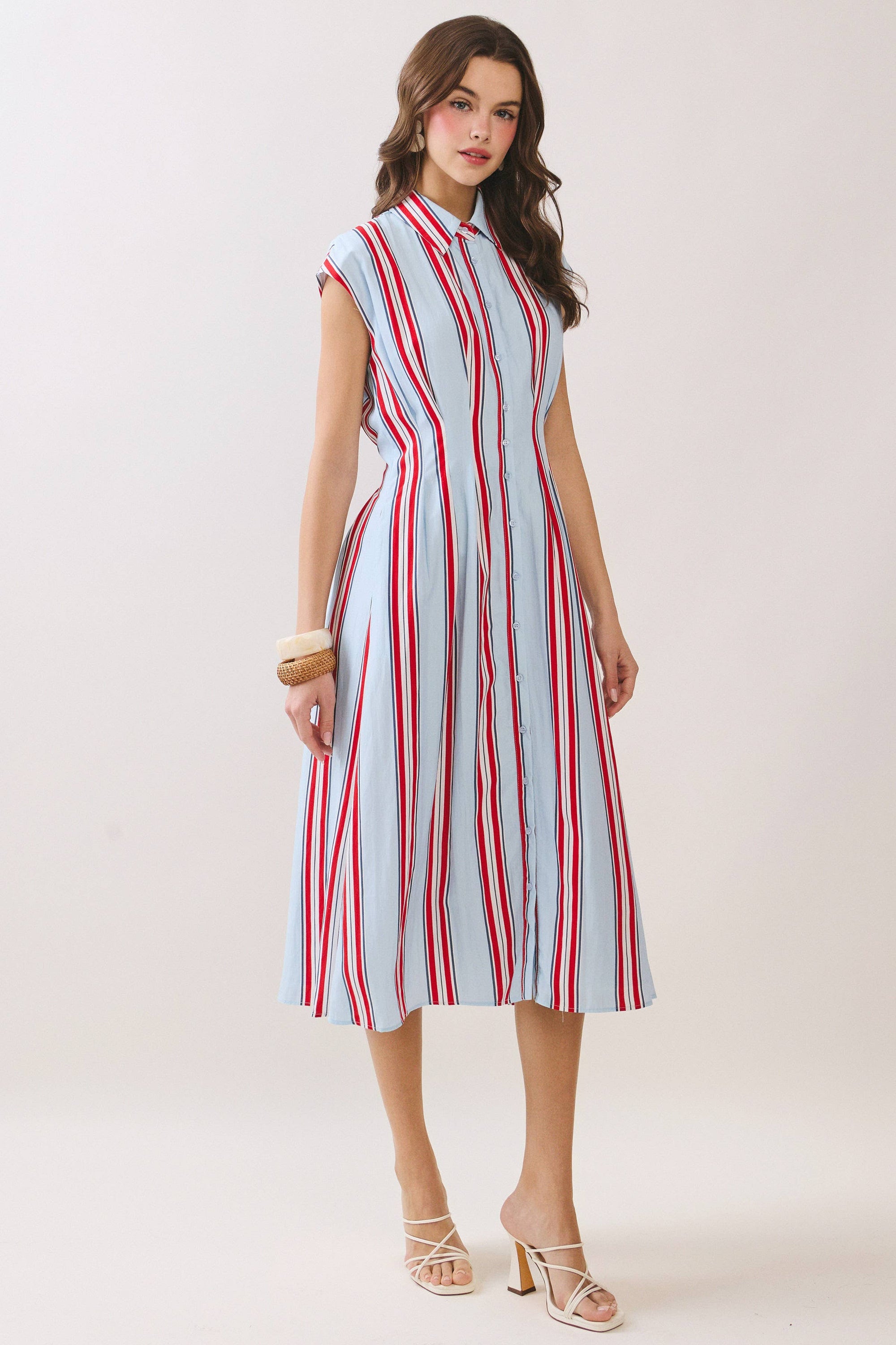 Stars and Stripes Midi Dress