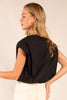 Practically Perfect Bubble Top-Black