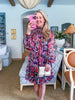 Floral Desire Smocked Mini Dress