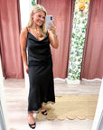 Lace Allure Top-Black