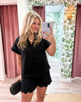 Coastal Cutie Scallop Set-Black
