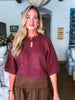 Warm Moments Sweater-Brown