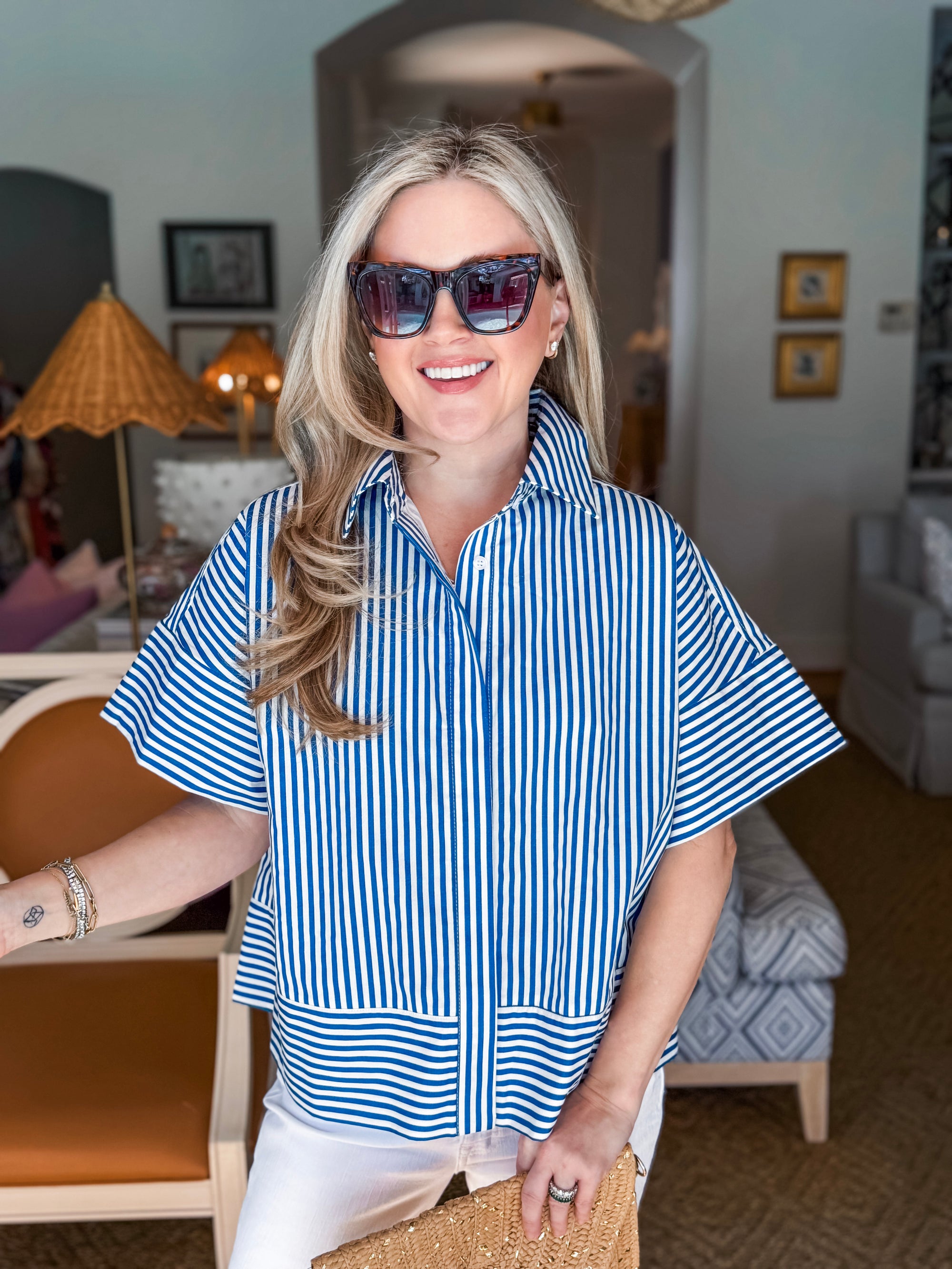 Portside Button Down Top