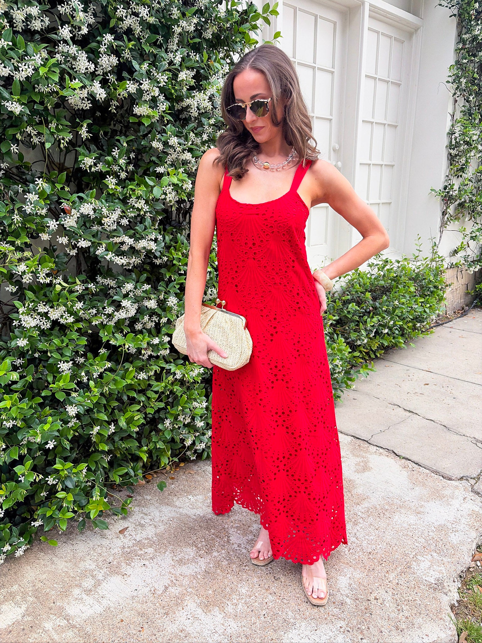 Lady in Red Maxi Dress