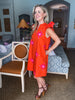 Mid Century Starburst Mini Dress