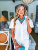 Urban Wonders Striped Top-White