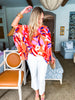 Blooming Lily Caftan Top