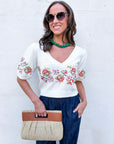 Pretty Little Petals Knit Top