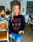 Trick Or Treat Sequin Sweater