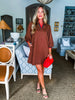 In the Details Dress-Brown