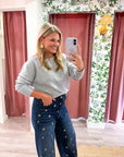 Feel At Ease Sweater-Heather Gray