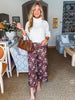 Redwoods Floral Print Pants