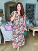Courtyard Brunch Floral Midi Dress