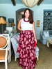 Dreaming Of Dahlias Maxi Skirt