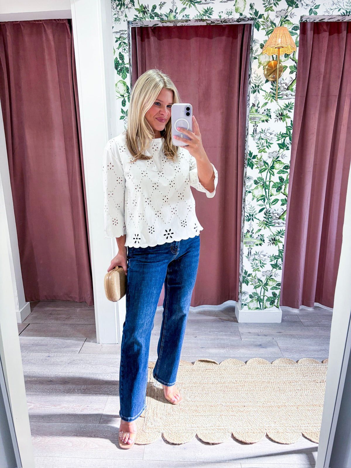 Iconic Straight Ankle Jeans