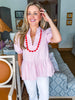 Pure Perfection Puff Sleeve Top-Baby Pink