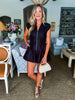Darling Gaze Romper-Black