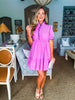 Joyful Smiles Dress-Pink Mauve