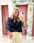 Vivienne Polka Dot Knit Top