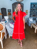 Davie Button Down Midi Dress