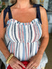 Summer Spark Striped Maxi Dress