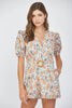Romantic Walks Belted Romper