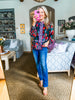 Garden Motif Floral Top