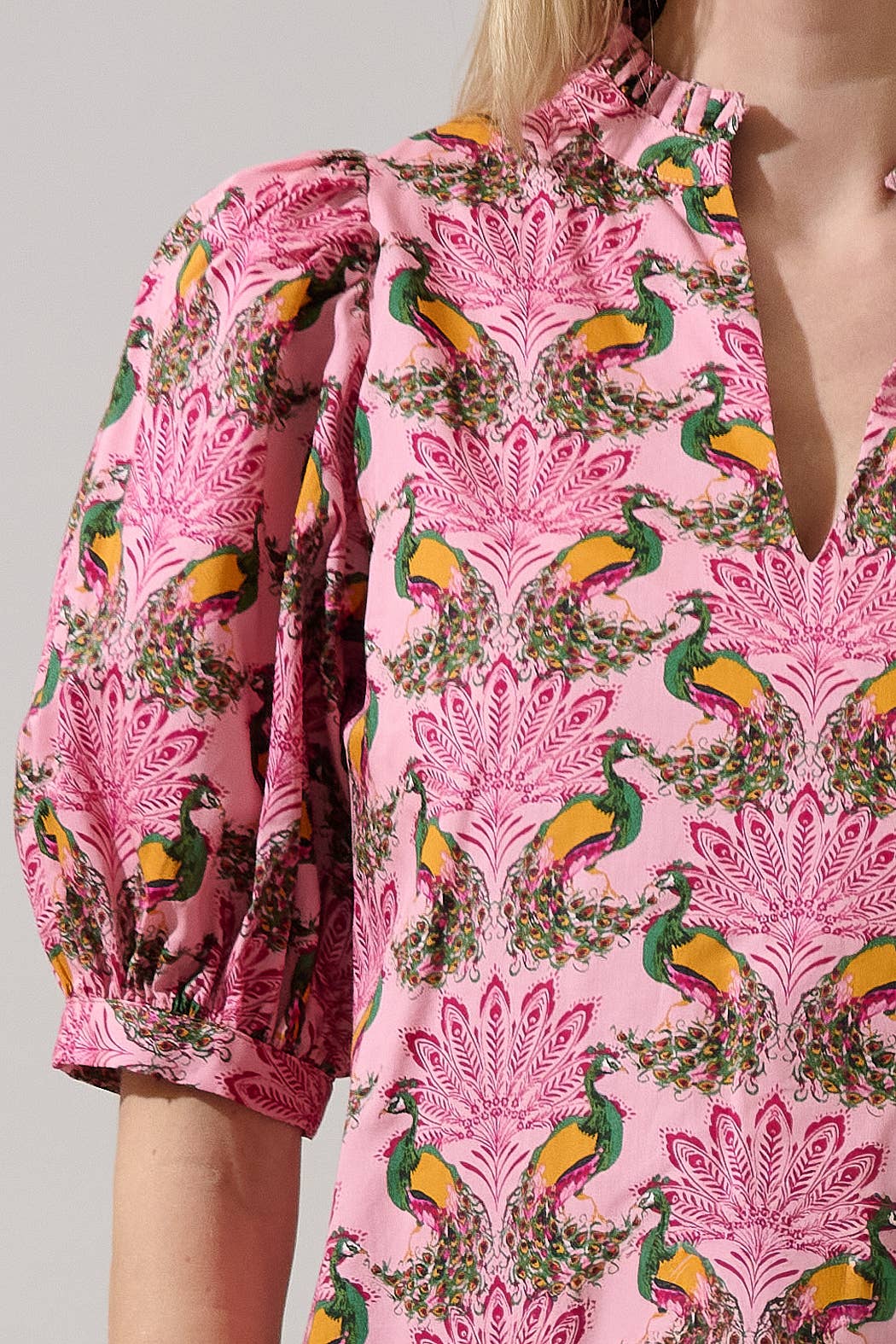 Peacock Bay Puff Sleeve Top