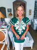 Del Mar Applique Top-Pine