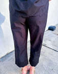 Daisy Stitch Cropped Pants