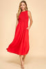 Lots of Love Midi Dress- Red