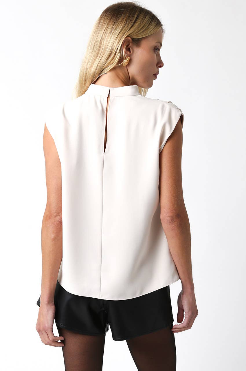 Polished Affair Top-Cream