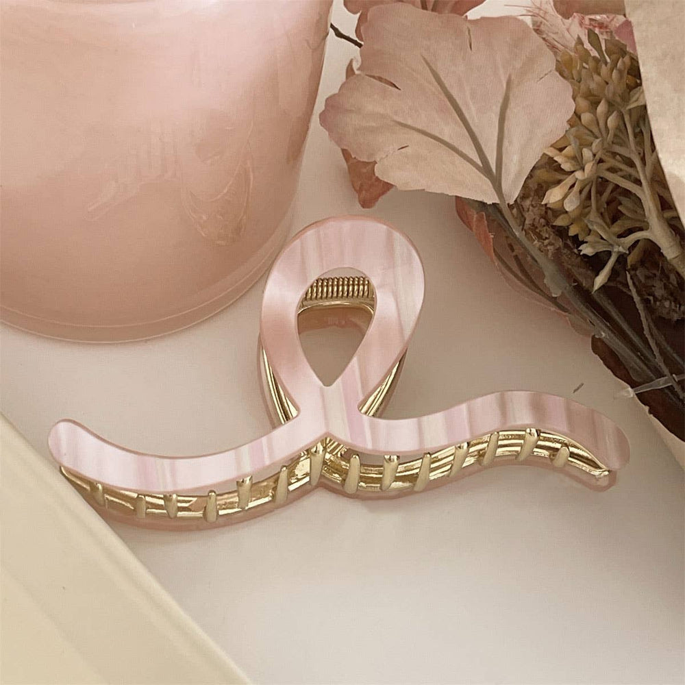 Loop Hair Clip for Thick Hair-Pink