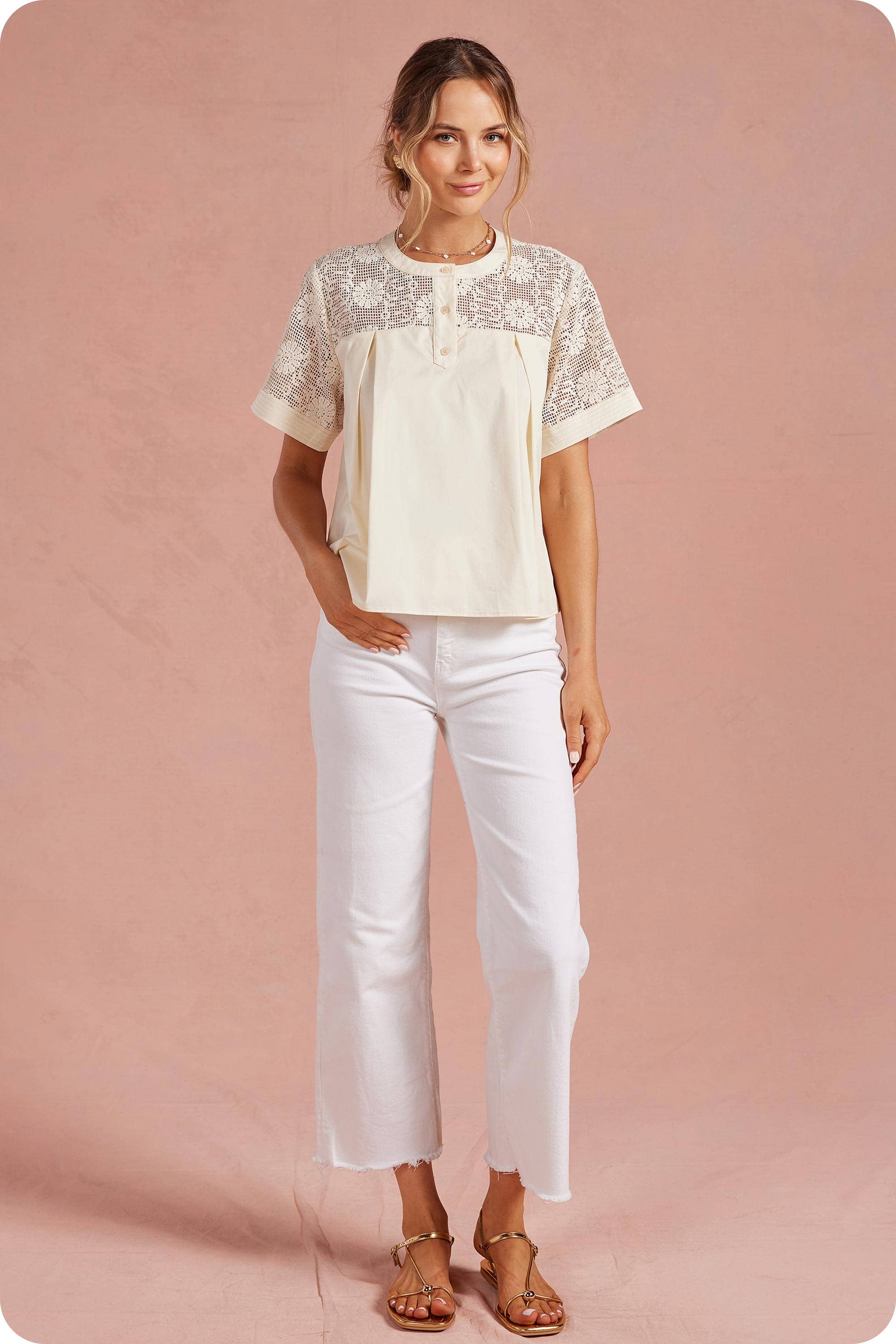 Soft Serenity Top-Cream