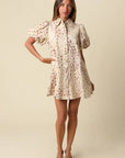 Evie Puff Sleeve Mini Dress