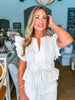 Whirlwind Romance Poplin Top-Off White