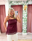 Josephine Lace Scalloped Top