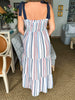 Summer Spark Striped Maxi Dress