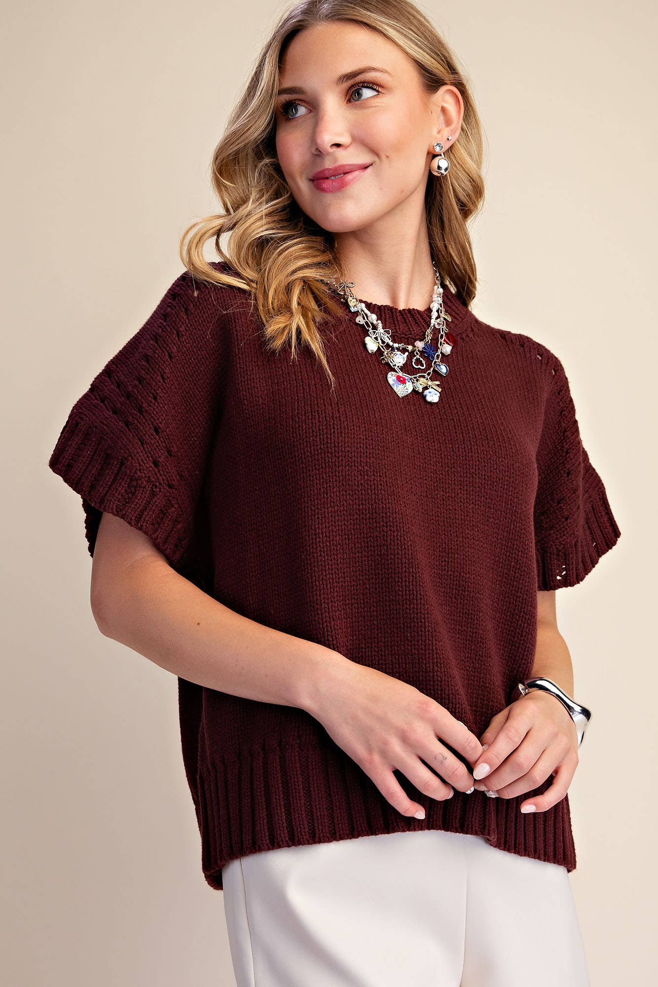 Woodland Charm Sweater-Brown