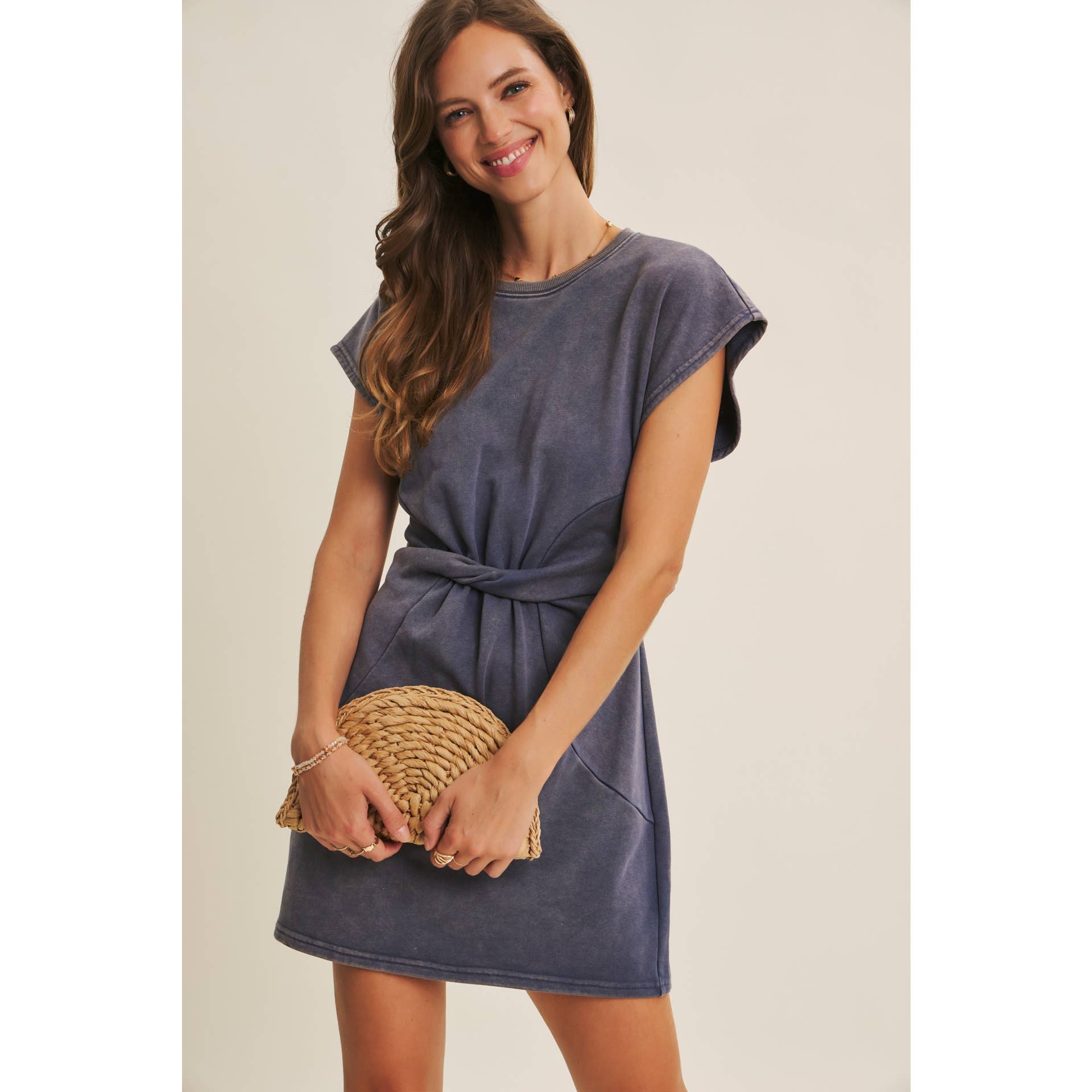 Easygoing Terry Mini Dress