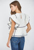 Greek Isle Embroidered Top