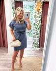 Easygoing Terry Mini Dress