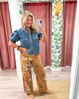 Floral Retreat Wide Leg Pants