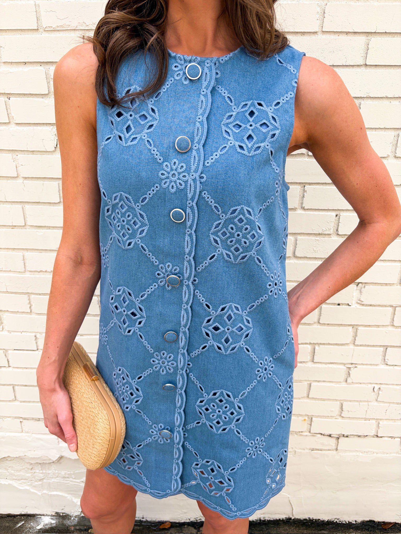 Western Whimsy Denim Dress