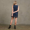 Starburst Embellished Denim Dress